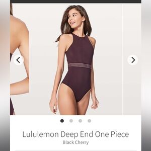 Lululemon Deep End One Piece Bathing Suit